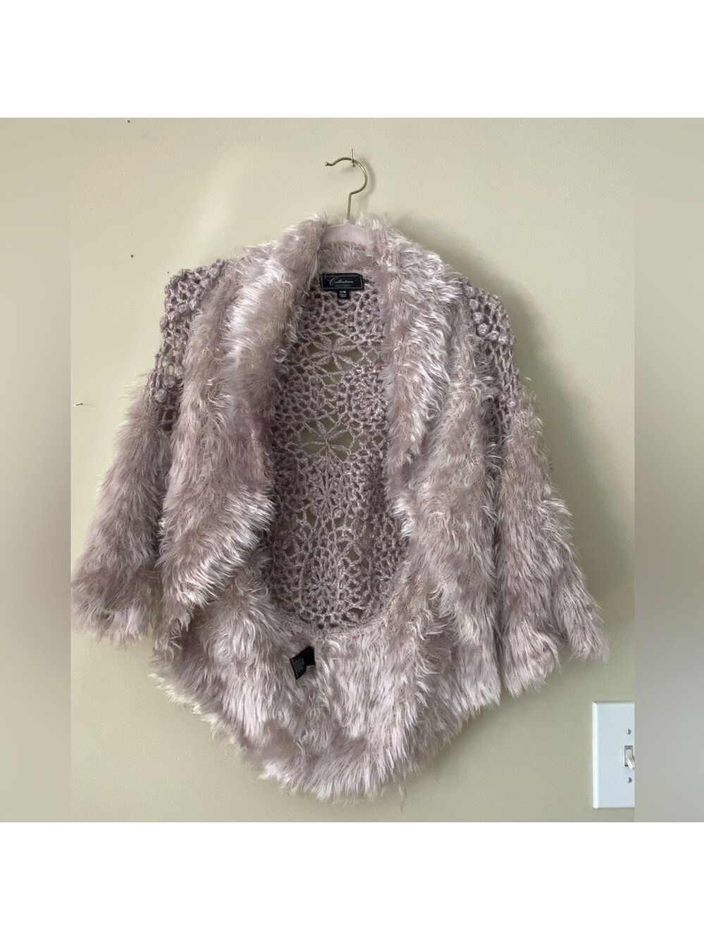 Dress Barn Collection Fuzzy Shrug Sweater S/M